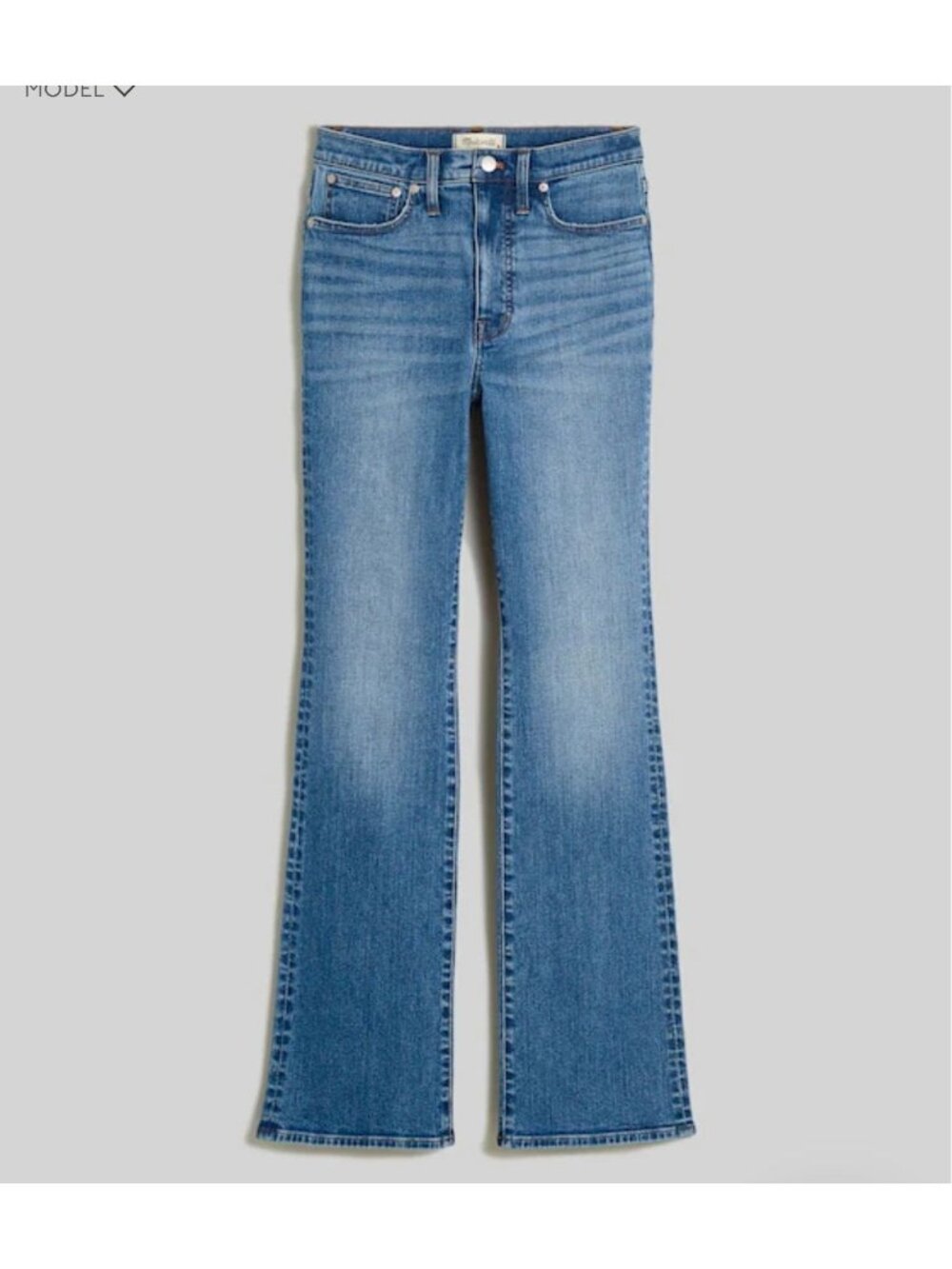 Madewell Skinny Flare Medium Wash Jeans 30 Western Cowboy